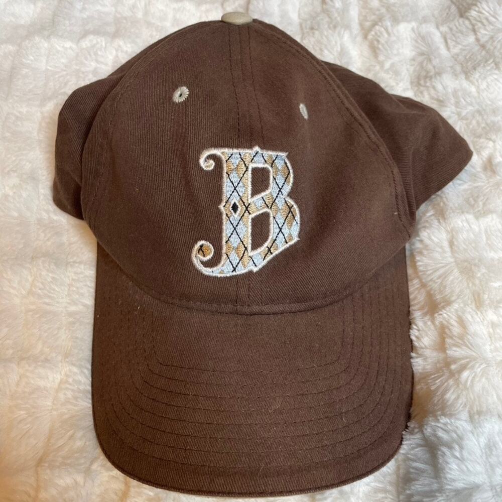 BARONA San Diego Casino FlexFit Brown Har B‎ Embroidered Curved Bill